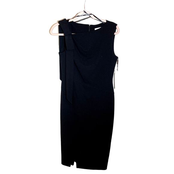 Calvin Klein, Size 6, Black Formal Dress with Bow - Picture 1 of 9